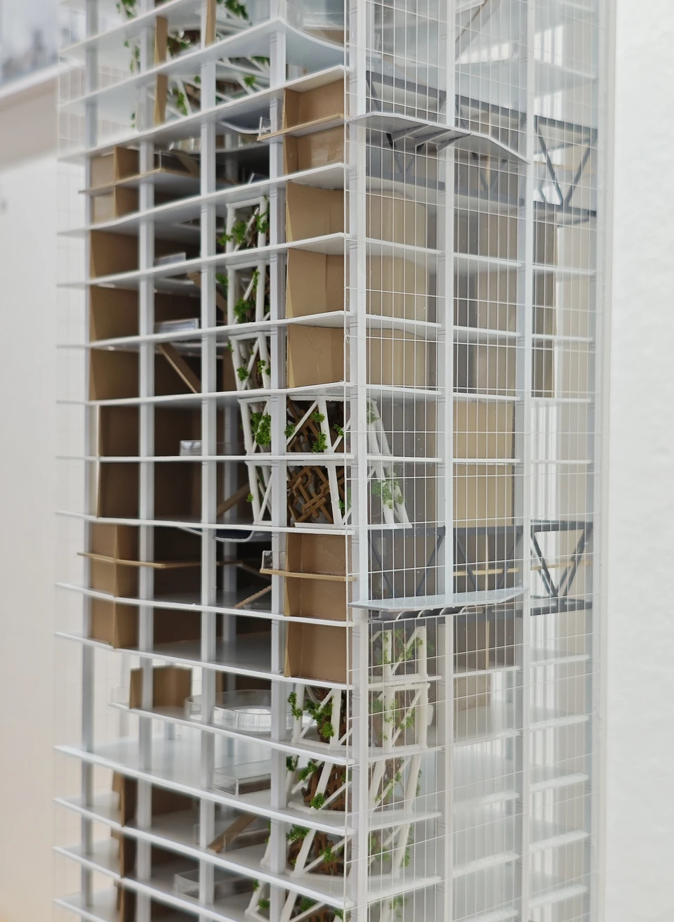 模型剖面细部 / Section-model detail