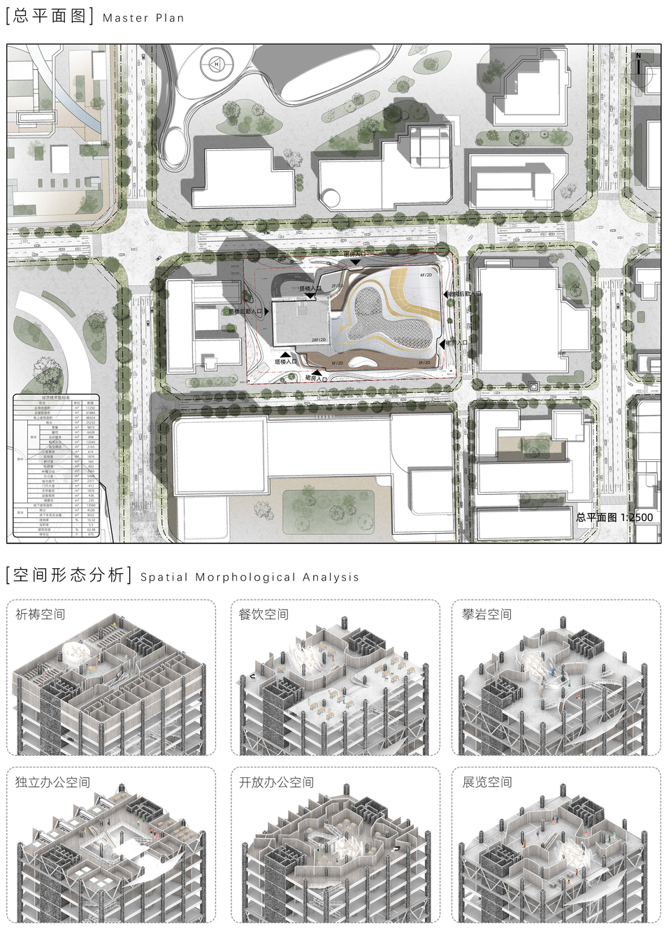 总平面与空间形态 / Site plan and spatial organisation