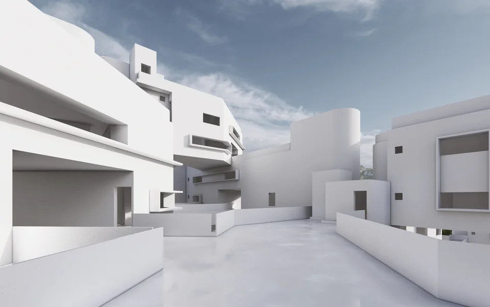 邻里共享露台 / Shared neighbourhood terrace